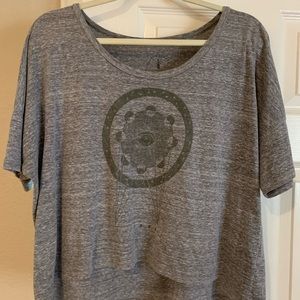 Grey Mid-Crop Tee